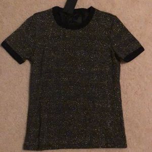 R+A metallic shirt XS
